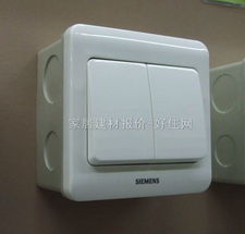 【西門子大蹺板開關面板_5ta0216-1_2位雙控_白色】_價格報價_實拍圖片_參數-好住網